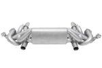 Soul 718 GT4 / Spyder / GTS valved exhaust system: sport package, rear view