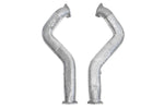 Soul 718 GT4 RS / Spyder RS over axle pipes: over-axle pipes, front view