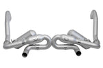 Soul 718 GT4 / Spyder / GTS race exhaust system: race exhaust system, front view