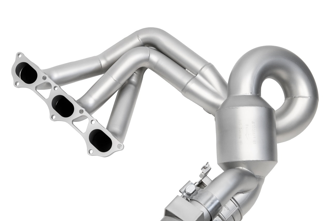 Soul 992 GT3 / GT3 RS valved exhaust packages: valved package, side view