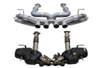 Soul C8 Corvette Z06 performance rear exhaust system: Z06 rear exhaust with the stock parts below