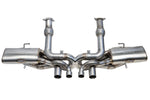 Soul C8 Corvette Z06 valved exhaust system: Z06 valved exhaust system, front view
