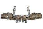 Soul C8 Corvette Z06 valved exhaust system: conversion package with heat-wrapped mufflers