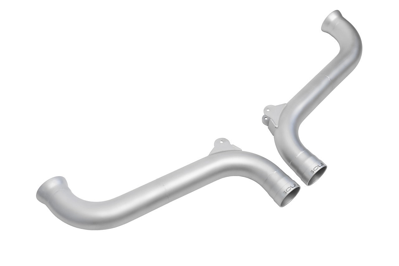 Soul 997 / 991.1 GT3 cup s-pipes: Cup S-pipes, angled view