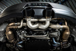 Soul 991.2 Carrera PSE valved exhaust system: valved exhaust installed, view from below