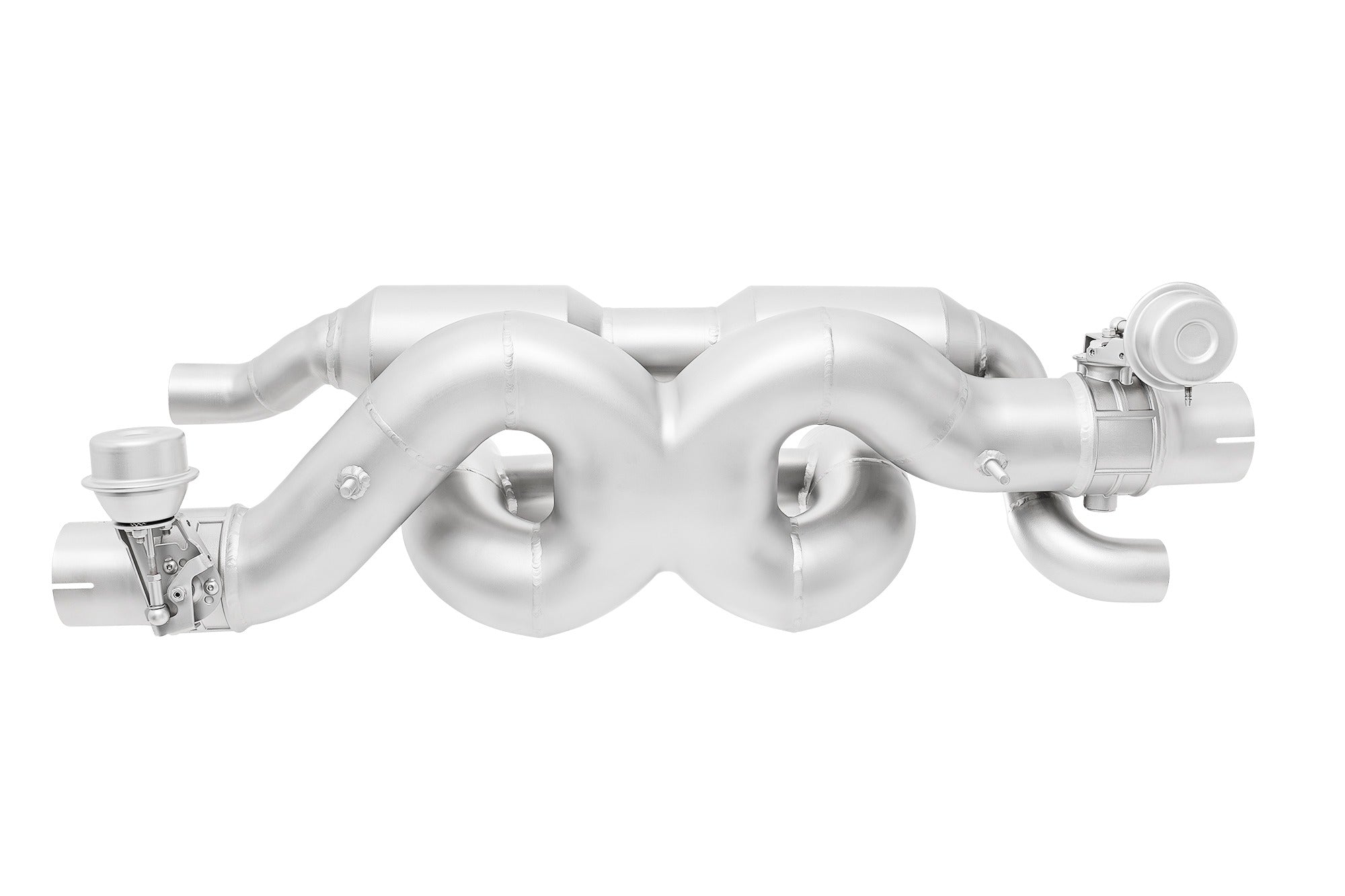 Soul 991.2 Carrera PSE valved exhaust system: valved exhaust, top view