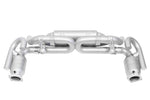 Soul 991.2 Carrera non-PSE valved exhaust package: valved package, top view