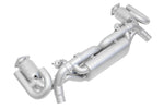 Soul 991.2 Carrera non-PSE valved exhaust package: valved package, angled view