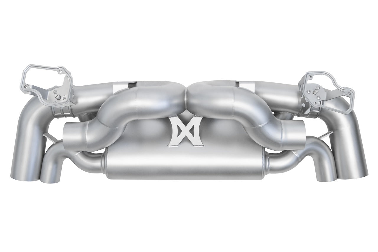 Soul 992.1 Carrera street package: valved exhaust, top view