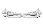 Soul 992.2 Turbo S performance exhaust system: 992.2 Turbo S performance exhaust, front view