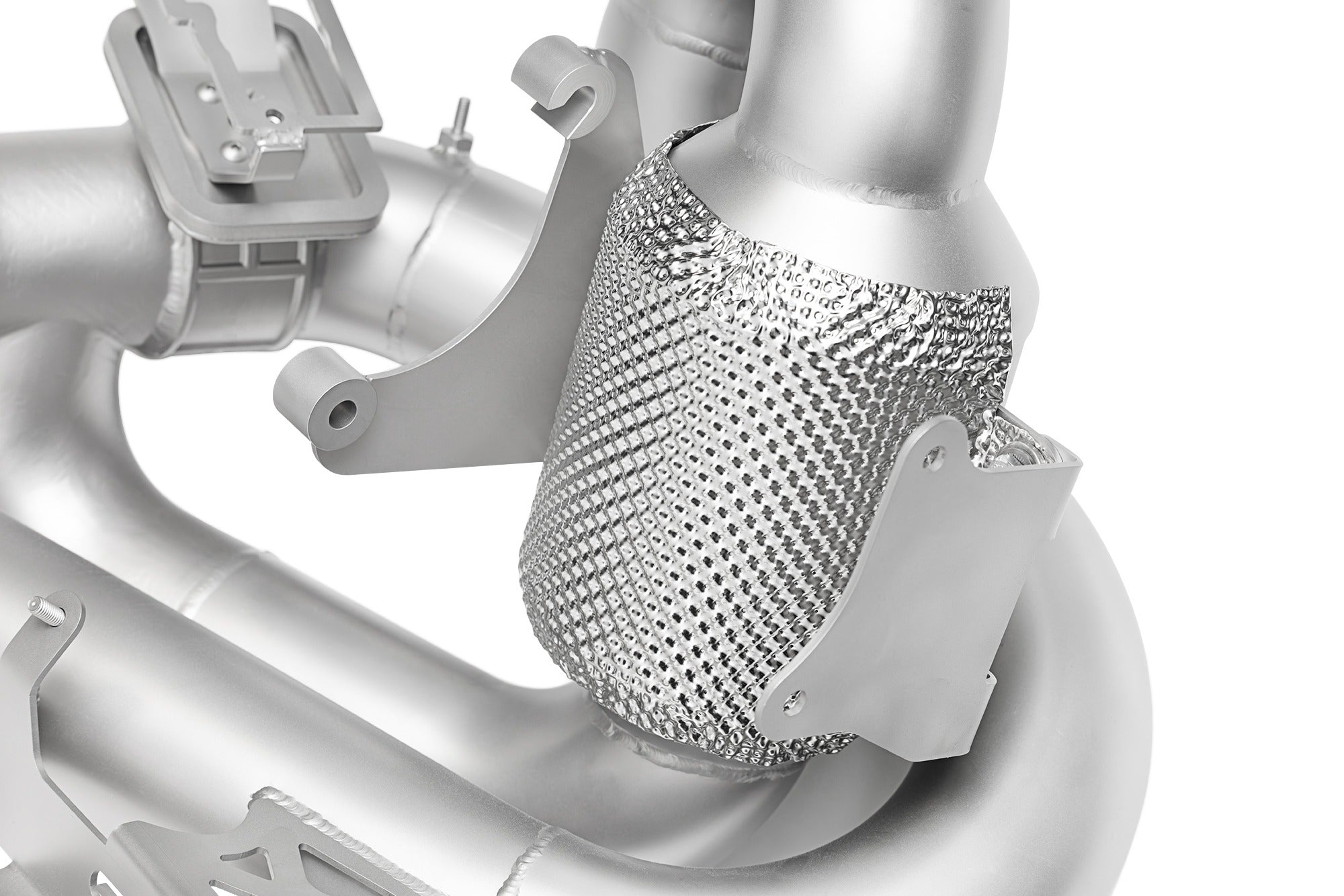 Soul 992.2 Carrera GTS valved exhaust system: close-up of the sport cat section