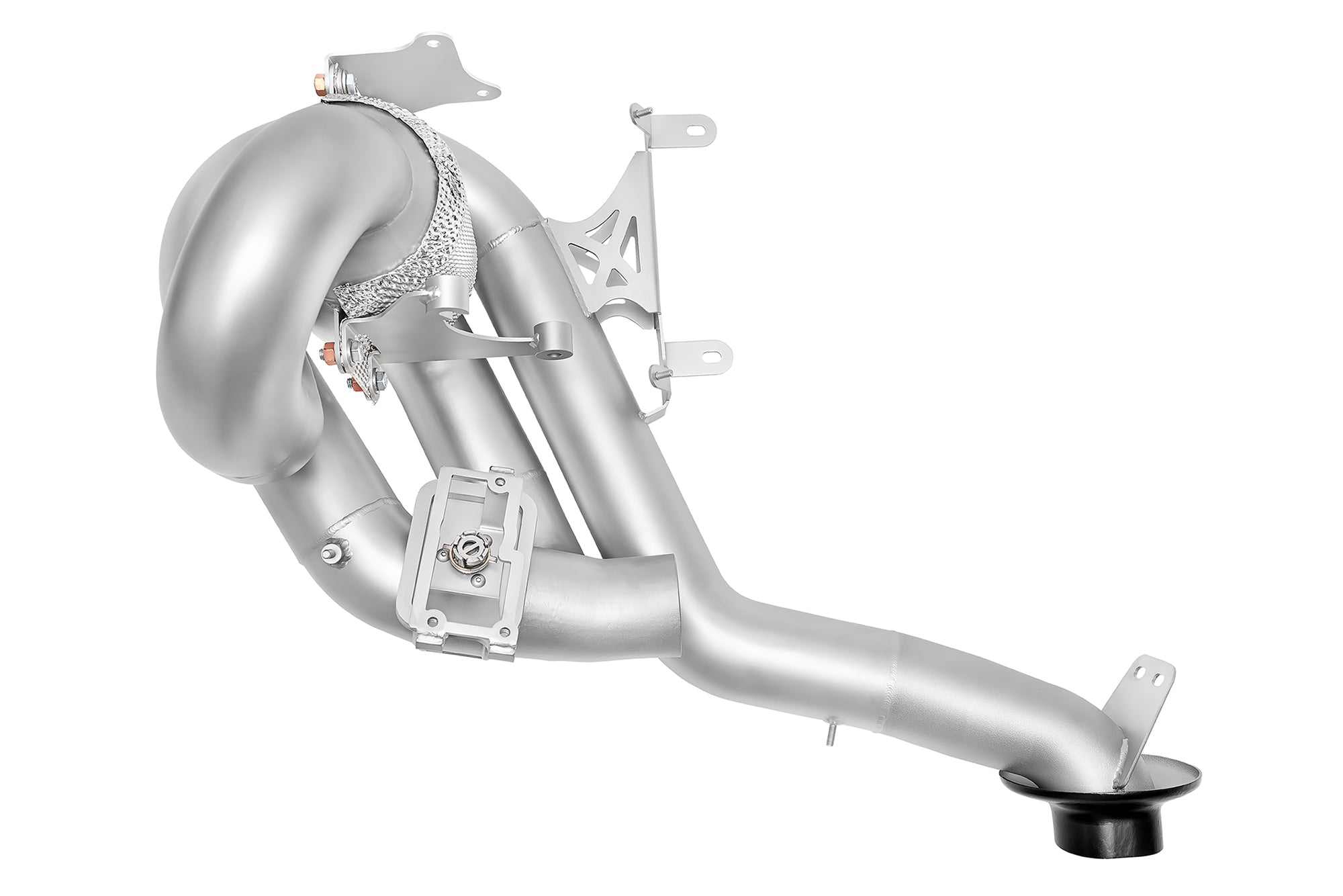 Soul 992.2 Carrera GTS valved exhaust system: valved package, end view