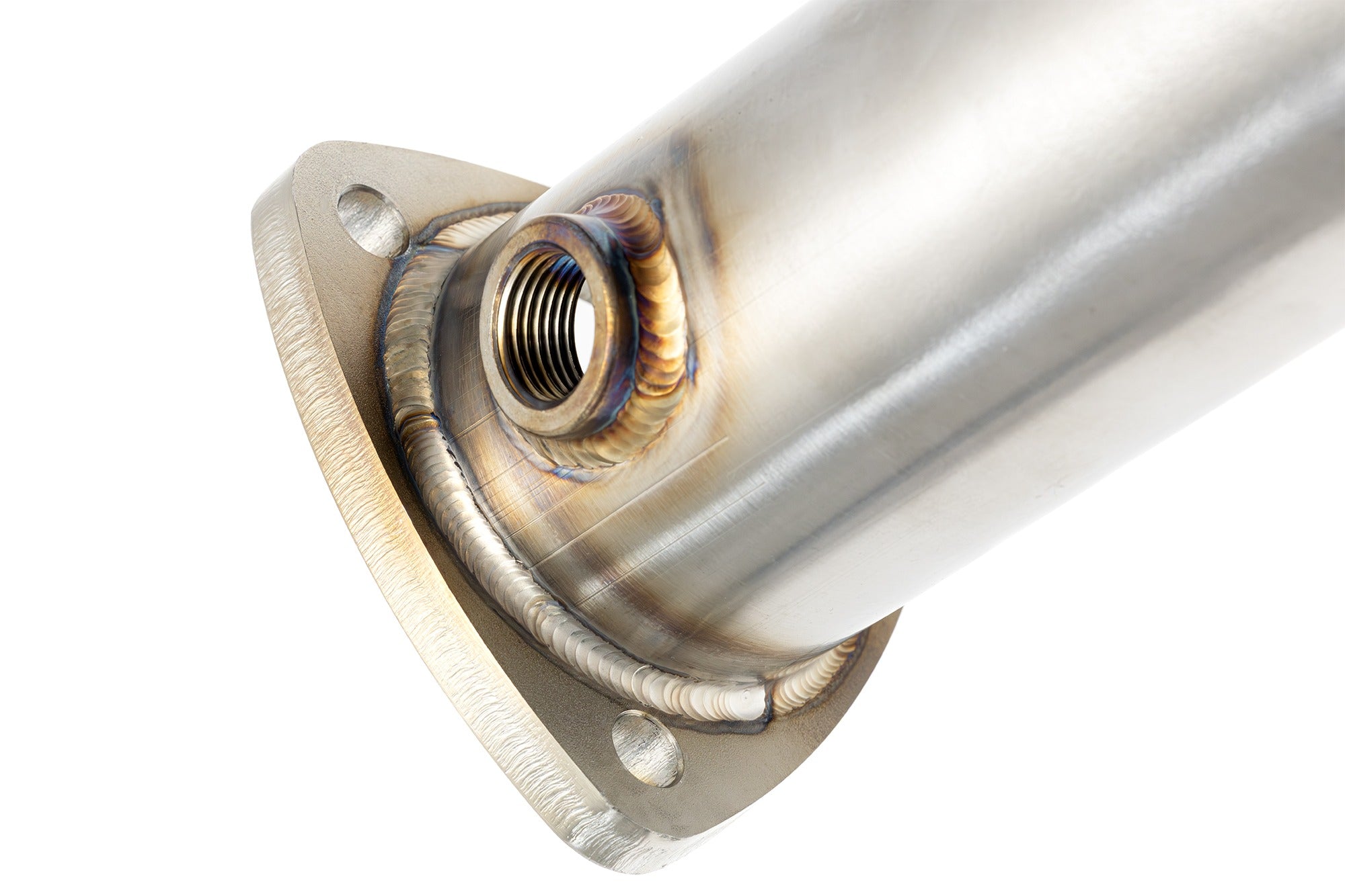 Soul 996 Carrera x-pipe: close-up of a slip joint