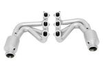 Soul 997 GT3 / GT3 RS street headers: street headers, port flange view
