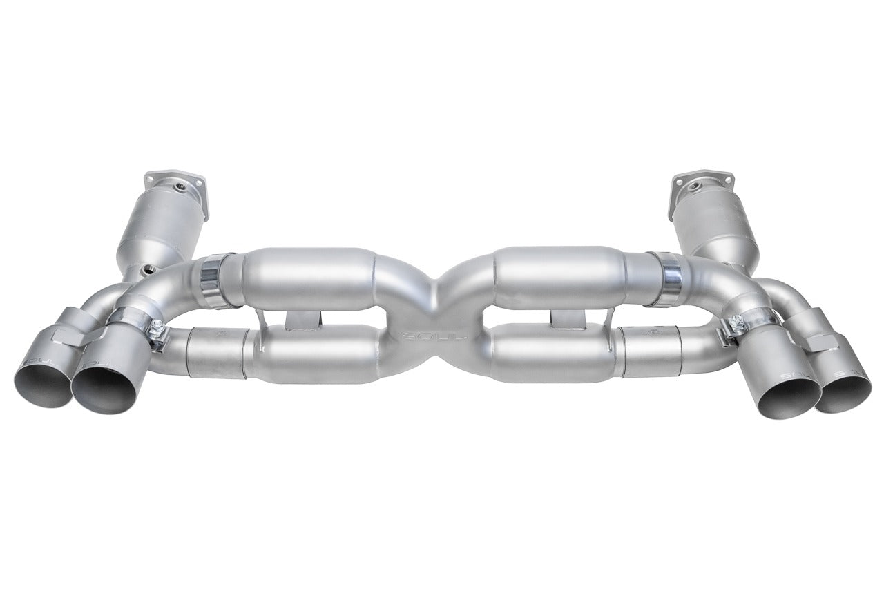 Soul 997.1 Turbo sport x-pipe exhaust system: 997.1 Turbo sport X-pipe exhaust