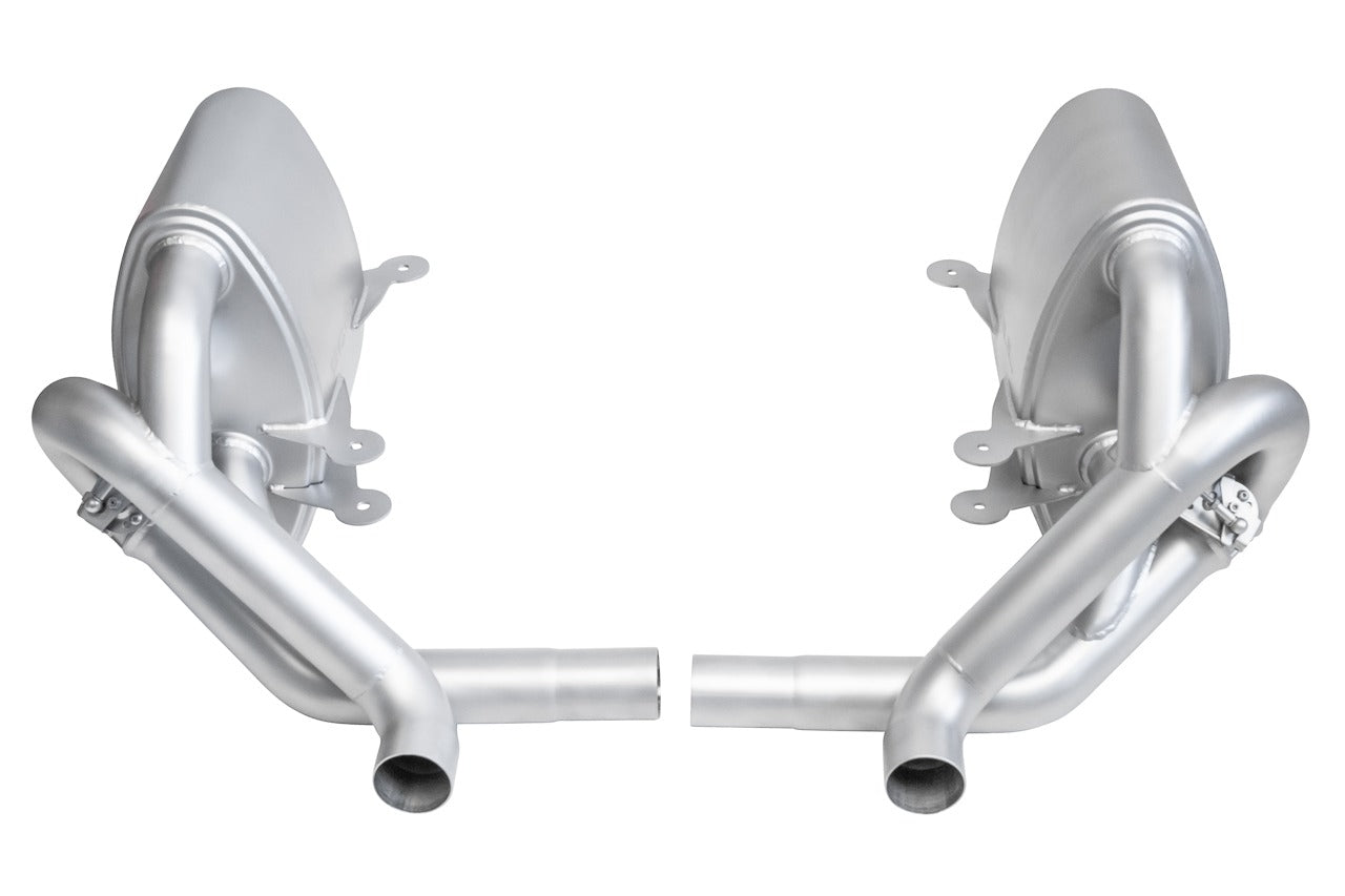 Soul 997.1 Carrera valved exhaust: 997.1 valved exhaust, front view