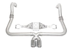 718 Boxster / Cayman performance exhaust system: performance exhaust with polished chrome center
