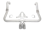 Soul 718 Boxster / Cayman performance exhaust system: exhaust with polished chrome tips, full layout