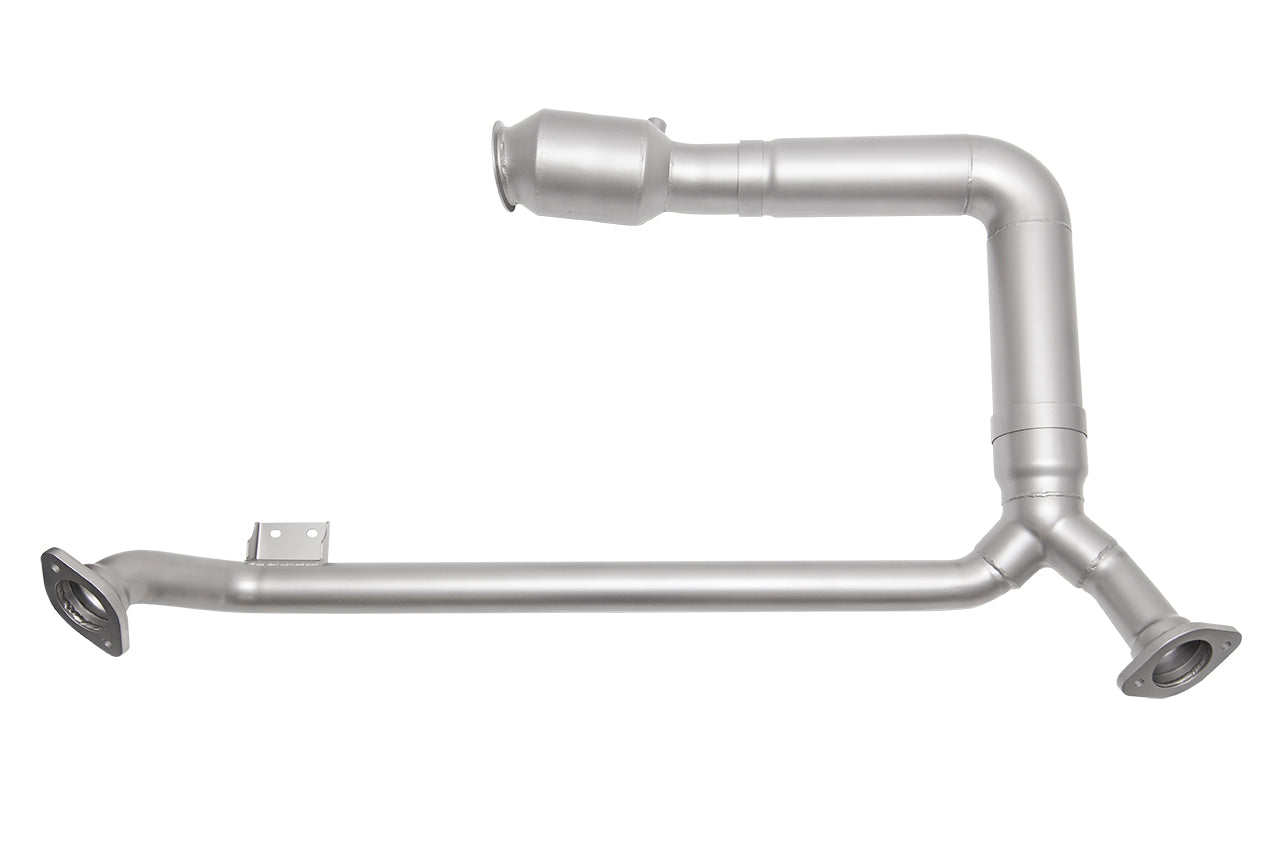 Soul 718 Boxster / Cayman catted / catless downpipes: sport catalytic converter downpipe assembly