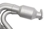Soul 987.1 Boxster / Cayman long tube street headers: close-up of a header sport cat