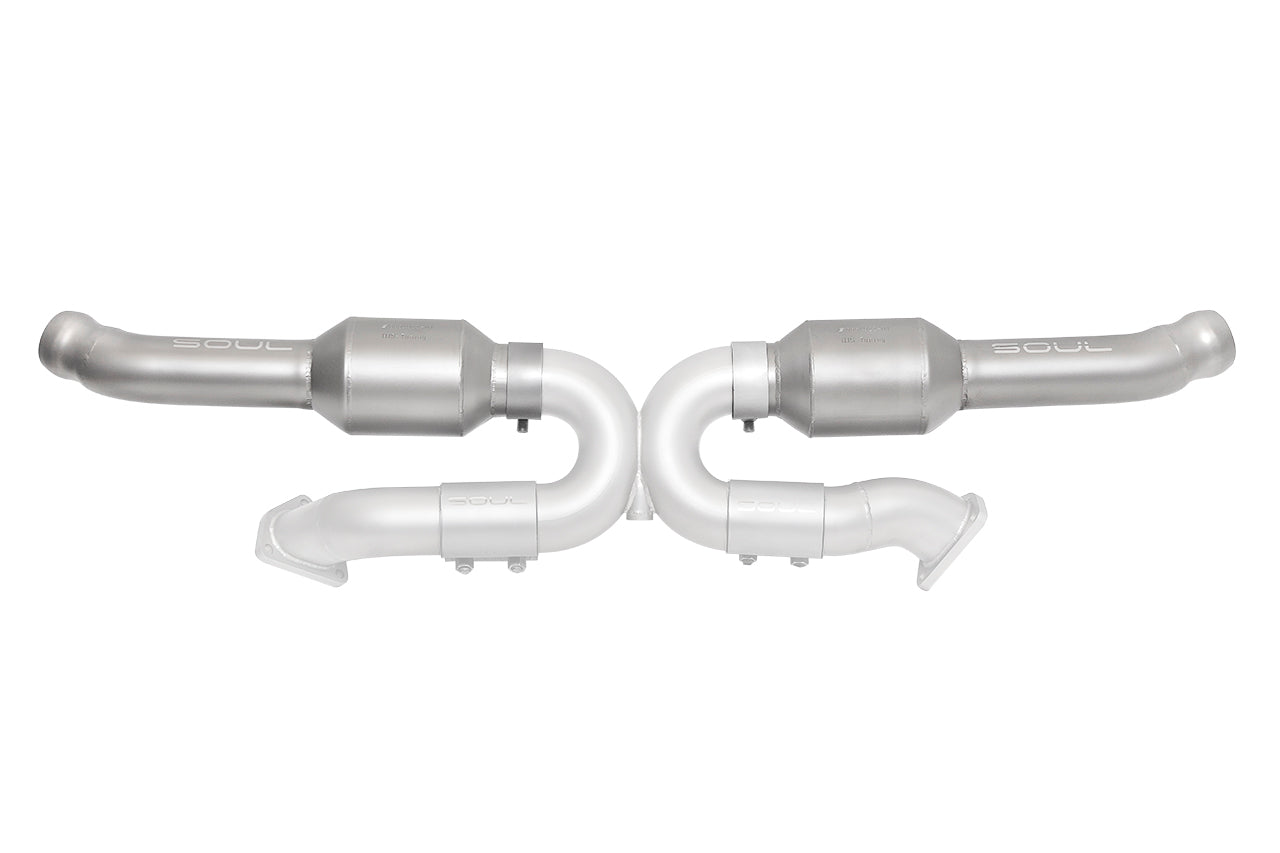 Soul 993 Carrera x-pipe conversion kits: X-pipe conversion with sport cats