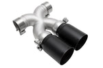 Soul 987.2/981 Boxster/Cayman bolt-on x-pipe with tips: bolt-on X-pipe with black tips