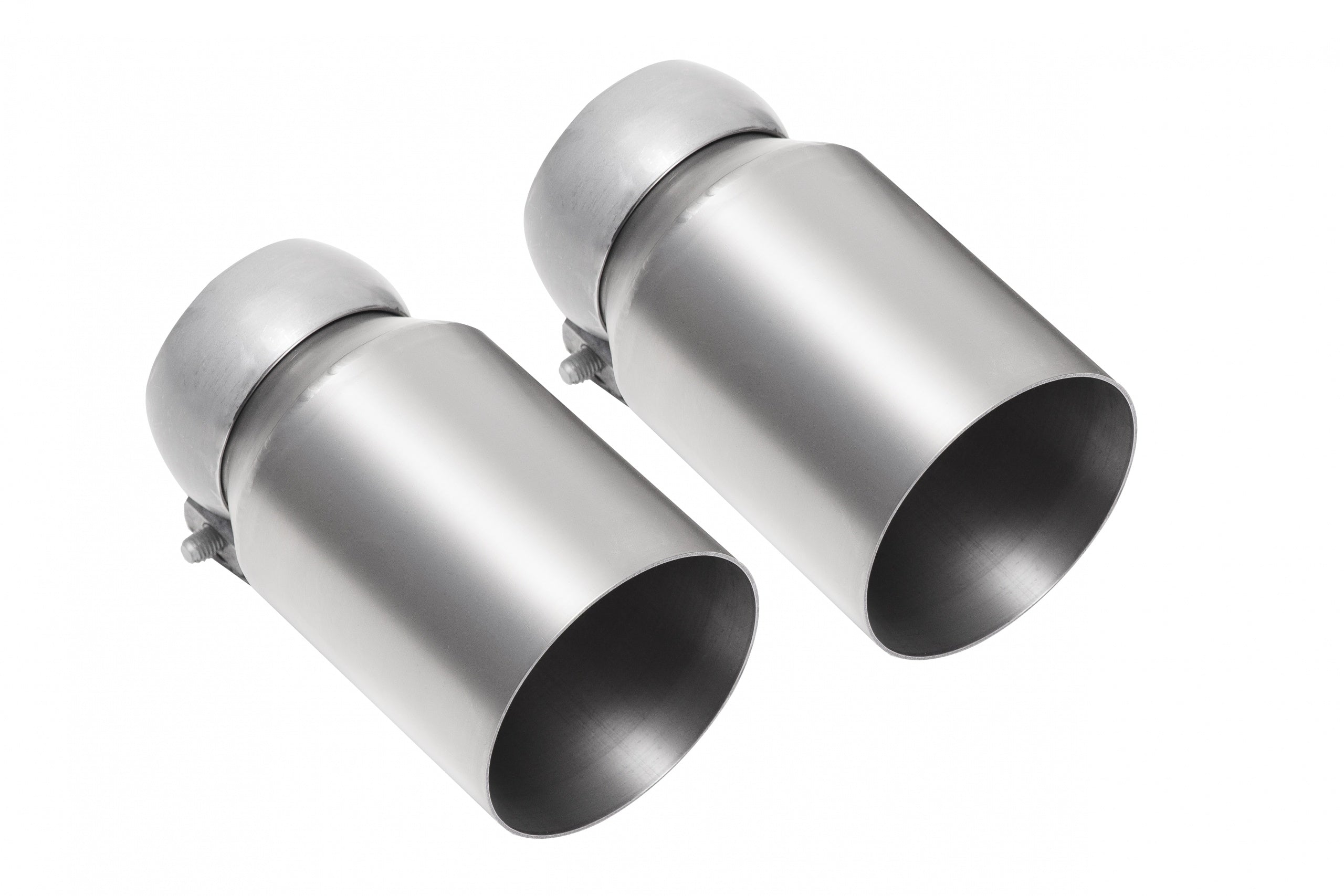 Soul 981 GT4 / Spyder competition package: pair of titanium-finish straight-cut tips