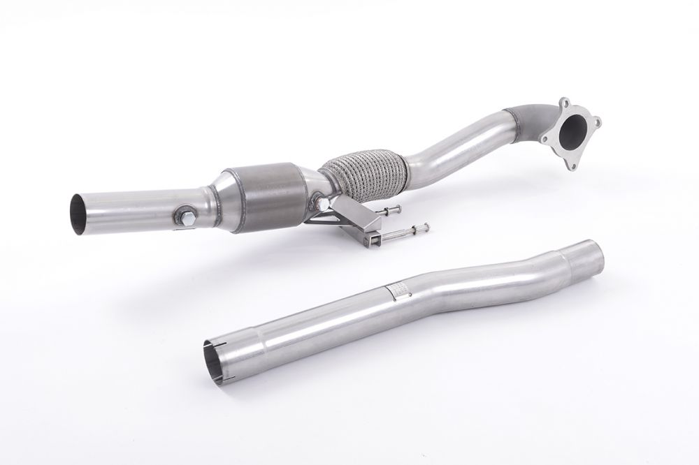 Milltek Sport downpipe and connecting pipework for 2003-2012 Audi A3 2.0T FSI 2WD 5 door Sportback (part SSXAU200), product photo