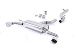 Milltek Non-Resonated Cat-Back Exhaust System Dual 100mm Jet Tips for Audi TT Mk2 3.2 quattro 2006-2010