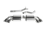 Milltek Non-Resonated Cat-Back Exhaust System with Quad Polished Tips for Audi TT Mk2 TTS quattro 2008-2014