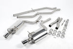 Milltek Sport exhaust system parts for 2003-2005 Audi S4 4.2 V8 quattro B6 Saloon/Sedan, Avant, & Cabriolet (part SSXAU295): pipework, silencers and polished silver tailpipe tips