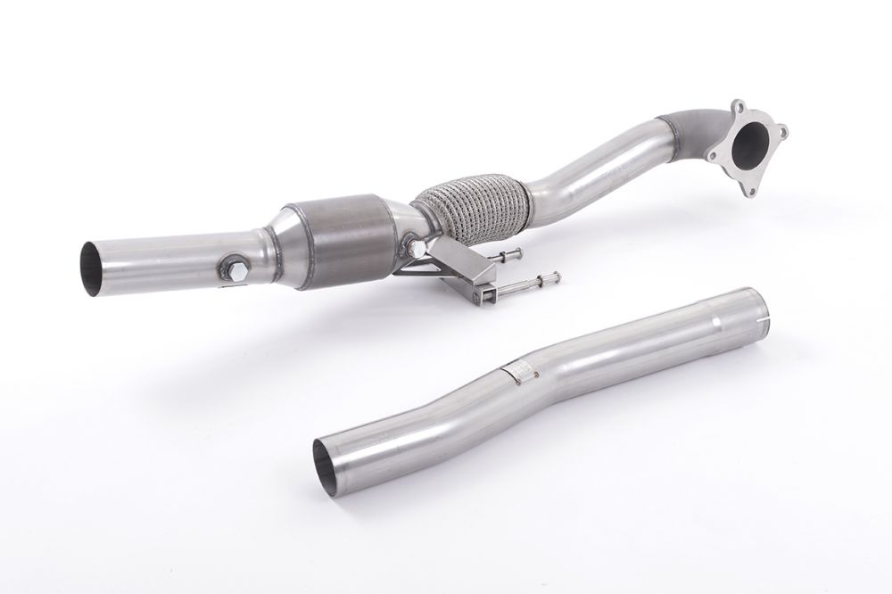Milltek Sport downpipe and connecting pipework for 2009-2013 Volkswagen Golf Mk6 GTi 2.0 TSI 210PS (part SSXAU312), product photo
