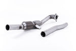 Milltek Stainless Steel Large Bore Downpipe w/ Hi-Flow Sports Catalyst (For Milltek Cat-Back) Audi TT Mk2 2WD 2006-2011