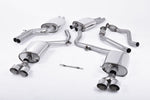 Milltek Resonated Cat-Back Exhaust System with Quad Trims Audi S5 B8.5 Sportback 2012-2016