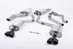 Milltek Resonated Cat-Back Exhaust System with Quad Trims Audi S5 B8.5 Sportback 2012-2016