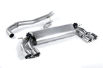 Milltek Non-Resonated Cat-Back Exhaust System w/ Quad GT Trims Audi S3 8V / 8V.2 2013-2020