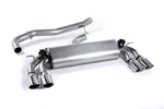 Milltek Non-Resonated Cat-Back Exhaust System w/ Quad Oval Trims Audi S3 8V / 8V.2 2013-2020