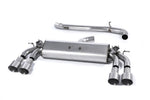 Milltek Non-Resonated Cat-Back Exhaust System w/ Quad GT Trims Audi S3 8V Sportback 2013-2020