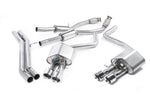 Milltek Resonated Cat-Back Exhaust System with GT-100 Tips for Audi S8 D4 Tiptronic 2013-2018