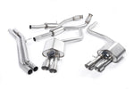 Milltek Resonated Cat-Back Exhaust System with GT-100 Tips for Audi S8 D4 Tiptronic 2013-2018