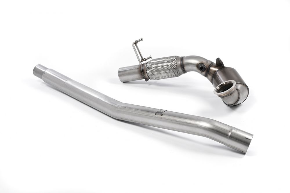Milltek Sport downpipe and connecting pipework for 2015-2018 Audi TT Mk3 TTS 2.0TFSI Quattro (part SSXAU585), product photo