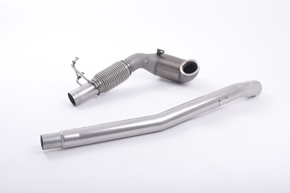 Milltek Sport downpipe and connecting pipework for 2015-2018 Audi TT Mk3 TTS 2.0TFSI Quattro (part SSXAU586), product photo