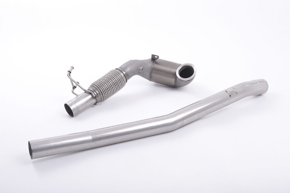 Milltek Sport downpipe and connecting pipework for 2015-2018 Audi TT Mk3 TTS 2.0TFSI Quattro (part SSXAU604), product photo