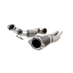 Milltek Sport downpipe and connecting pipework for 2016+ Audi TT Mk3 TTRS 2.5TFSI Quattro (part SSXAU771), product photo