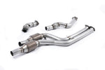 Milltek Sport downpipe and connecting pipework for 2014-2018 BMW 3 Series F80 M3 & M3 Competition Saloon (part SSXBM1030), product photo