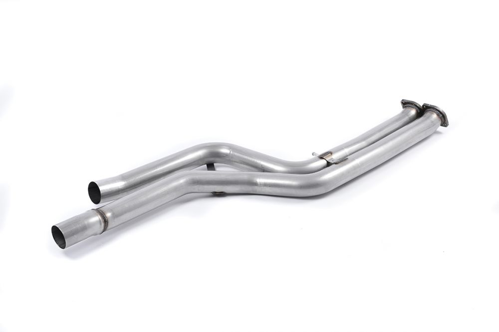 Milltek Sport straight exhaust pipe sections for 2014-2018 BMW 3 Series F80 M3 & M3 Competition Saloon (part SSXBM1032), product photo