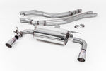 Milltek Non-Resonated Race Cat-Back Exhaust System with GT-90 Tips for BMW F22 M240i Coupe 2015-2018