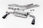 Milltek Non-Resonated Race Cat-Back Exhaust System with GT-90 Tips for BMW F22 M240i Coupe 2015-2018