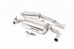 Milltek Resonated (GPF Back) Cat-Back Exhaust System with GT-90 Tips for BMW F22 M240i Coupe 2019-2020