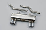 Milltek Sport exhaust system parts for 2007-2013 BMW 3 Series E92 M3 4.0 V8 Coupé (part SSXBM931): pipework, silencers and black tailpipe tips